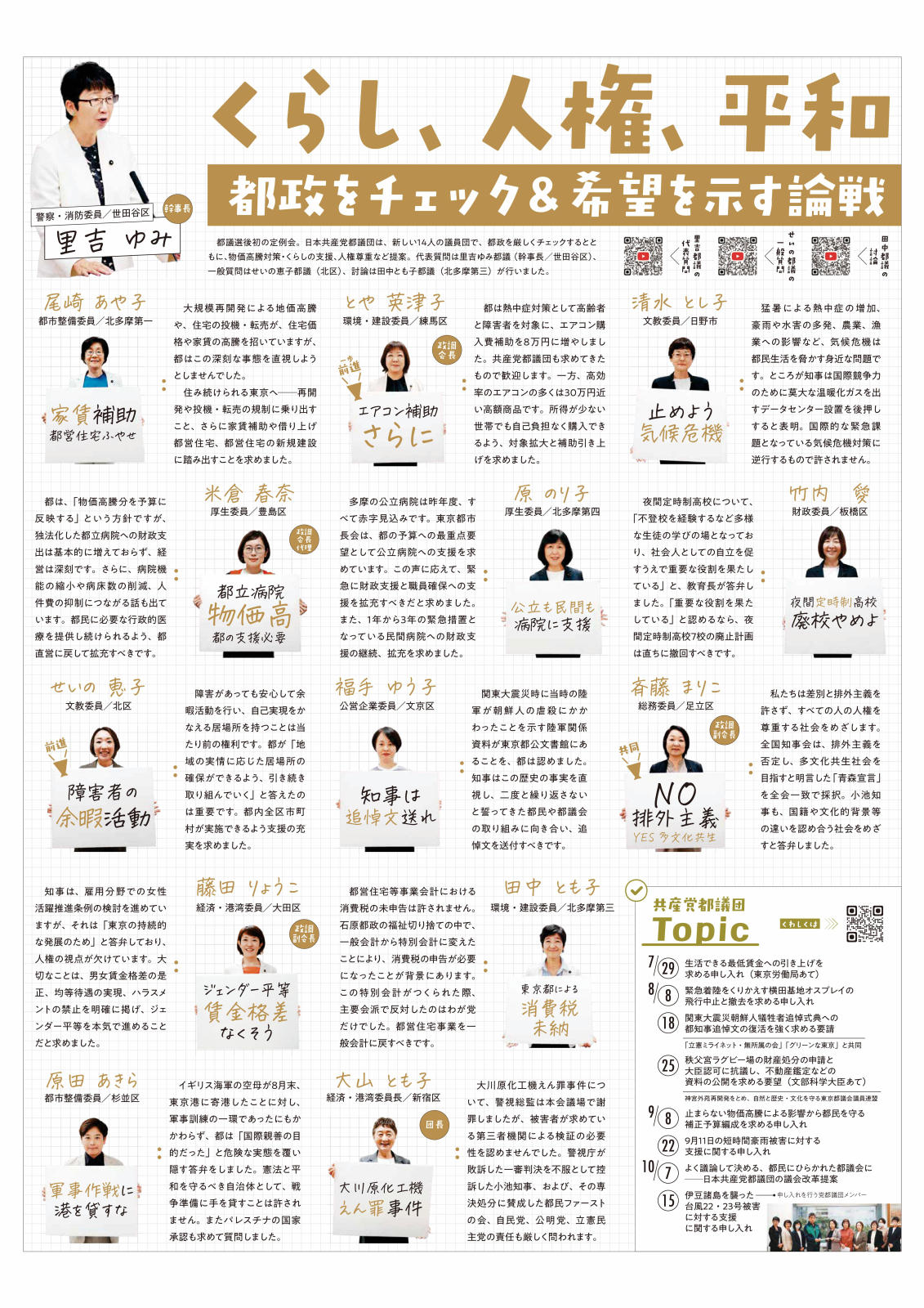 日本共産党都議団報告 2